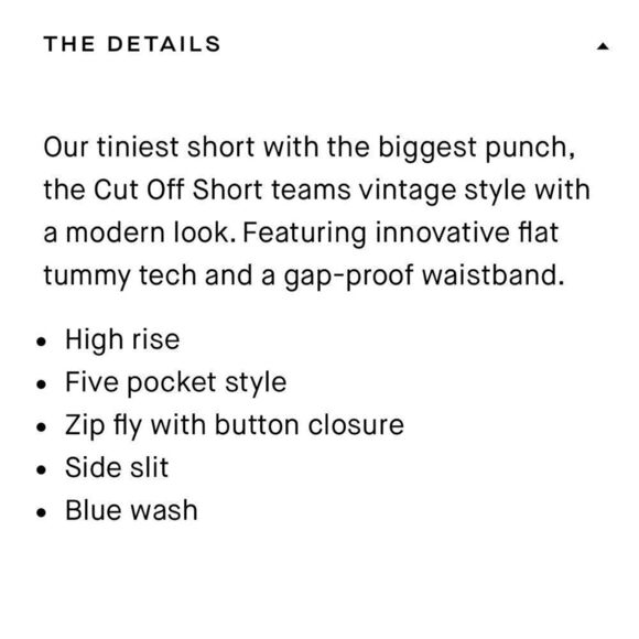 * NEW Good American Cut Off Flat Tummy Jean Short Size 6/28 - Picture 6 of 10